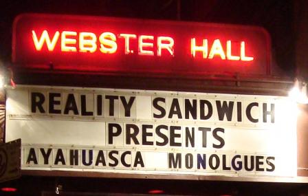 Ayahuasca Monologues Marquee