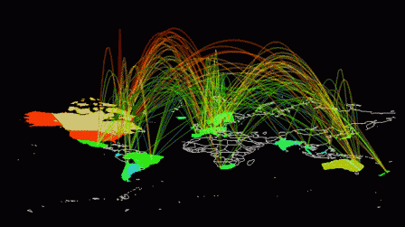 internet traffic map