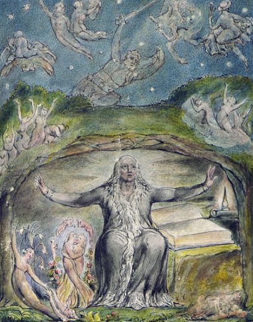 William Blake Milton in His Old Age 1816 1820