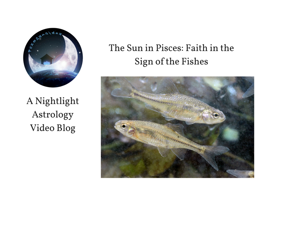 The Sun Enters Pisces: Faith in the Sign of the Fishes 1 The Sun in Pisces Faith in the Sign of the Fishes