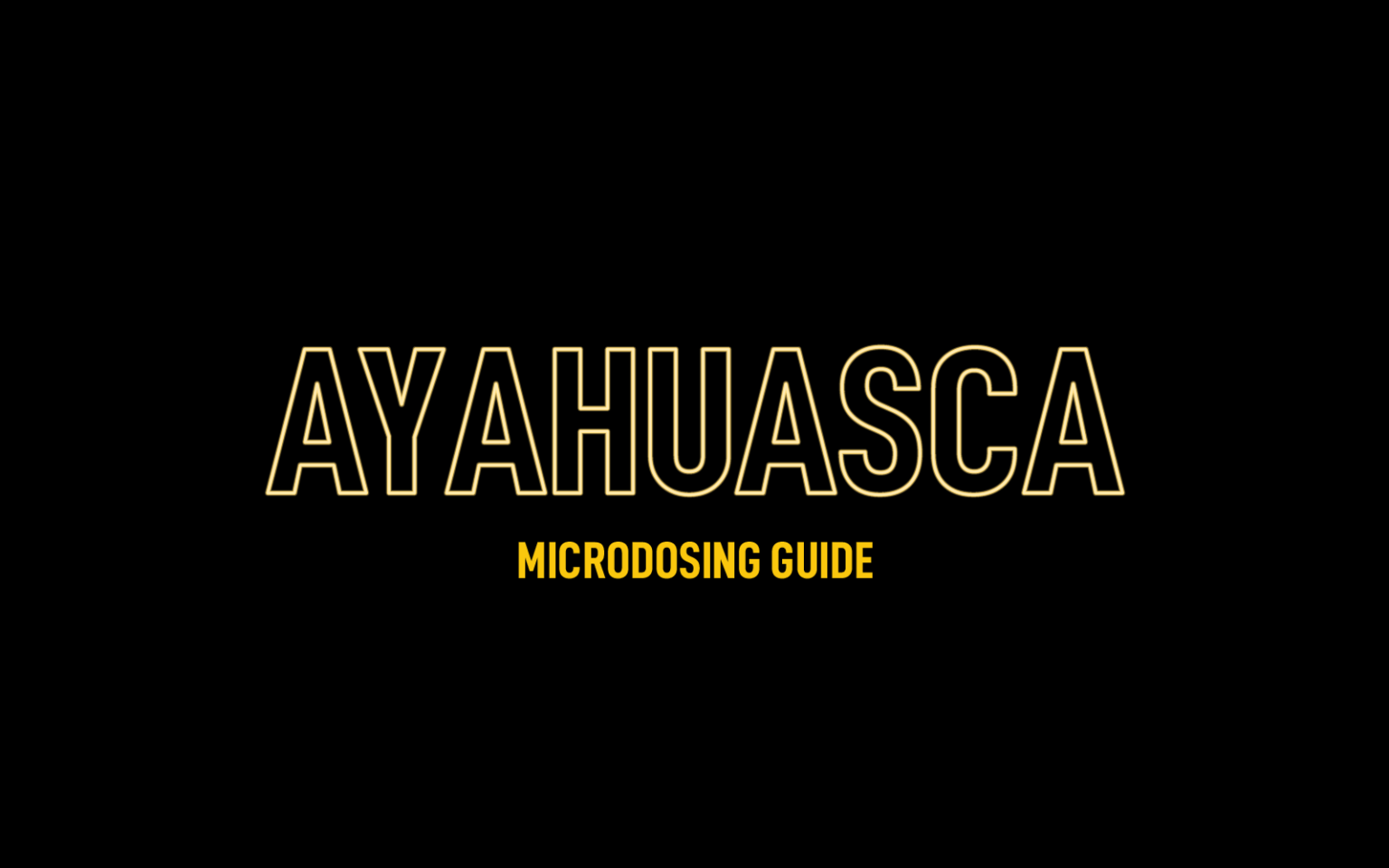 microdosing ayahuasca