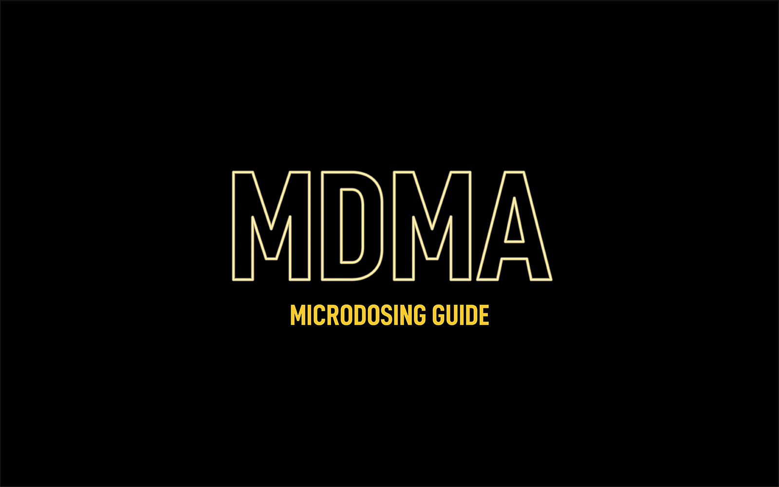 Common MDMA Dosage & Microdosing Explained