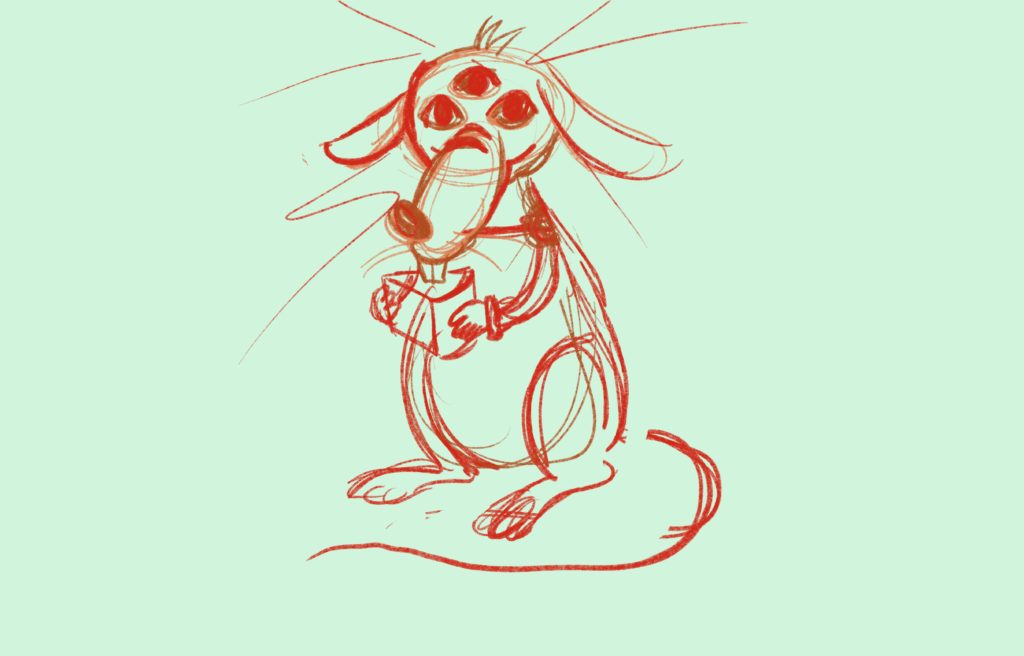 rat sketch