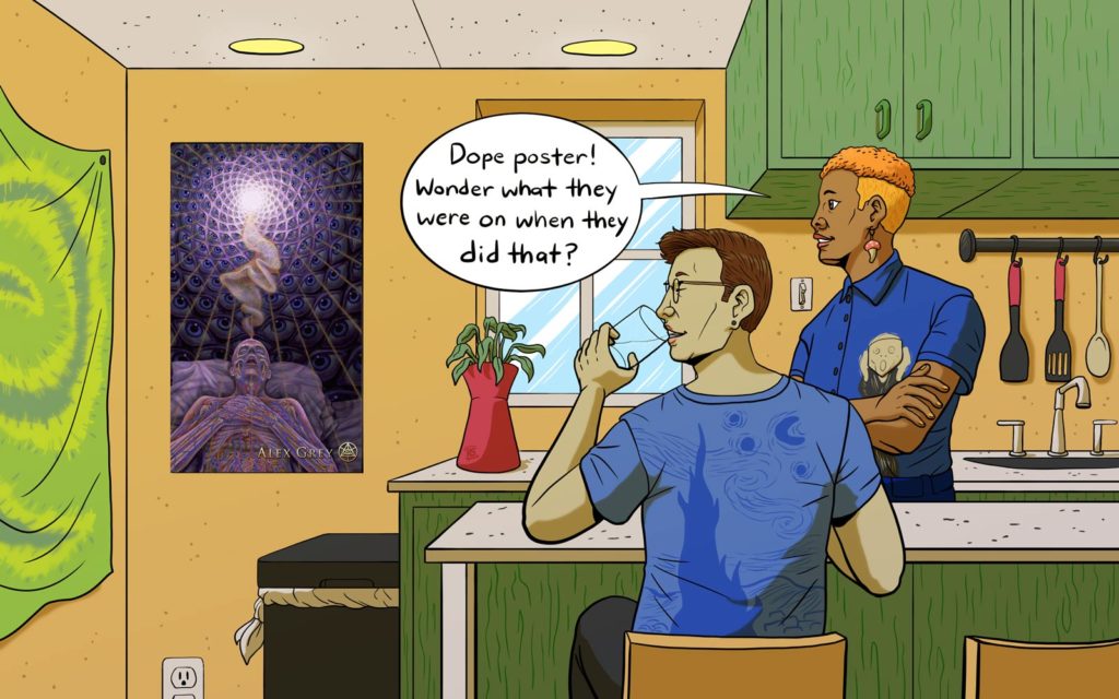 Exploring Creepy Psychedelic Art 8 artists on spooky psychedelic art