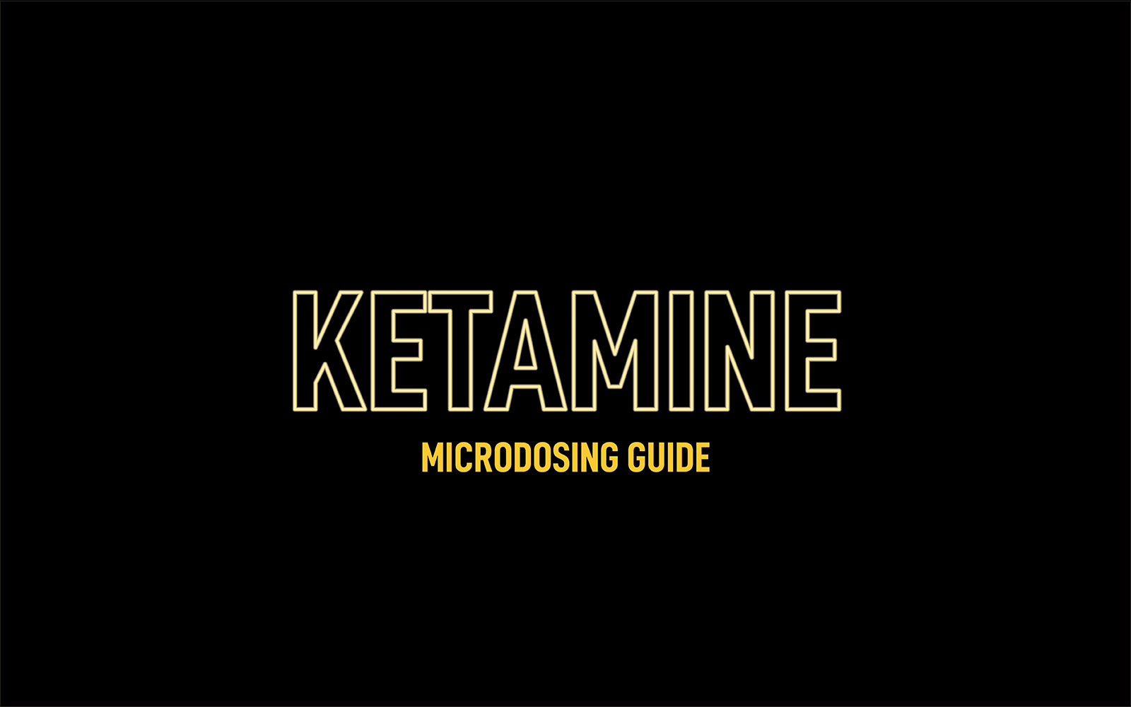 Microdosing Ketamine & Common Dosages Explained