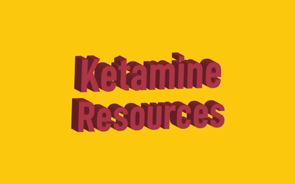 Ketamine Resources