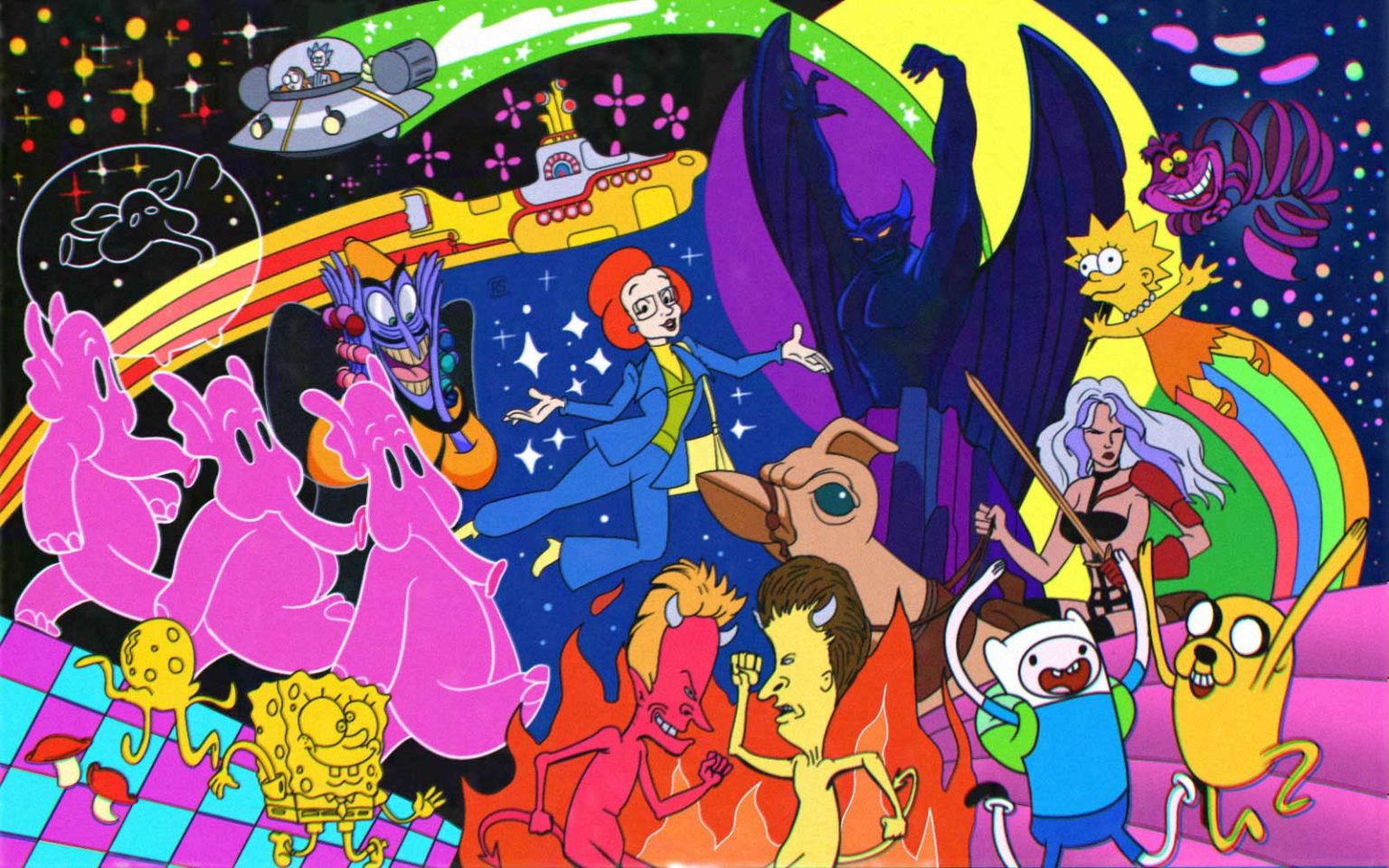 Psychedelic Cartoons Through The Decades Reality Sandwich 