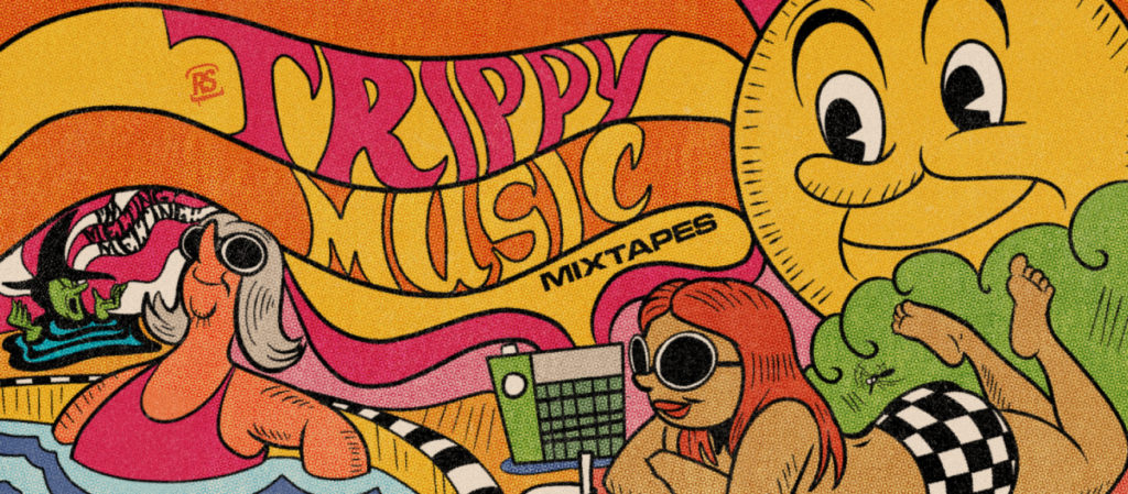 trippy music july banner